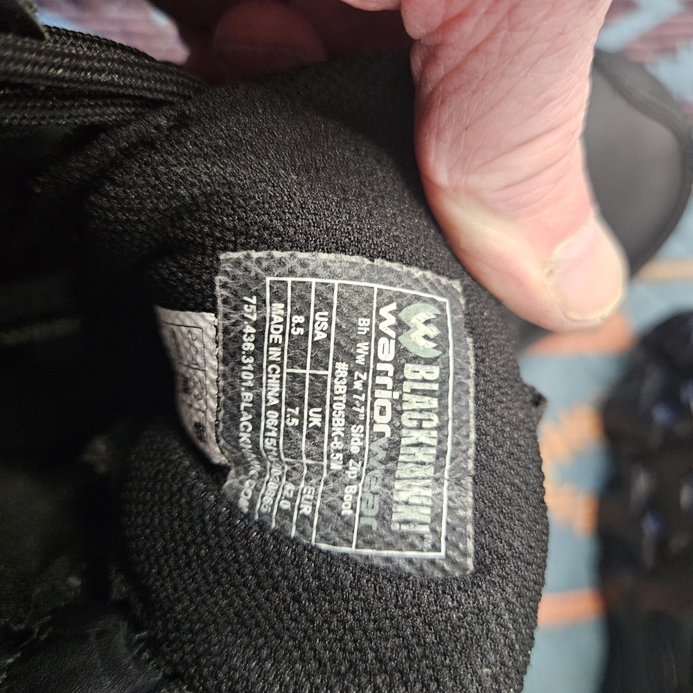 Men's New Blackhawk Tactical‎ Boots - Picture 7 of 7